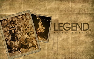 Legend Kobe Bryant illustration HD wallpaper