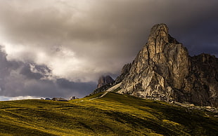 gray rock formation, nature, landscape, mountains, Dolomites (mountains) HD wallpaper