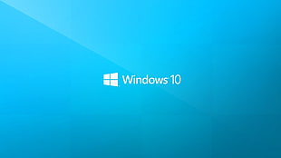 Windows 10 logo, Windows 10, window, minimalism, logo