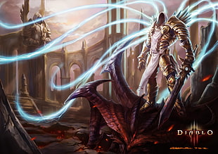 Diablo character illustration HD wallpaper