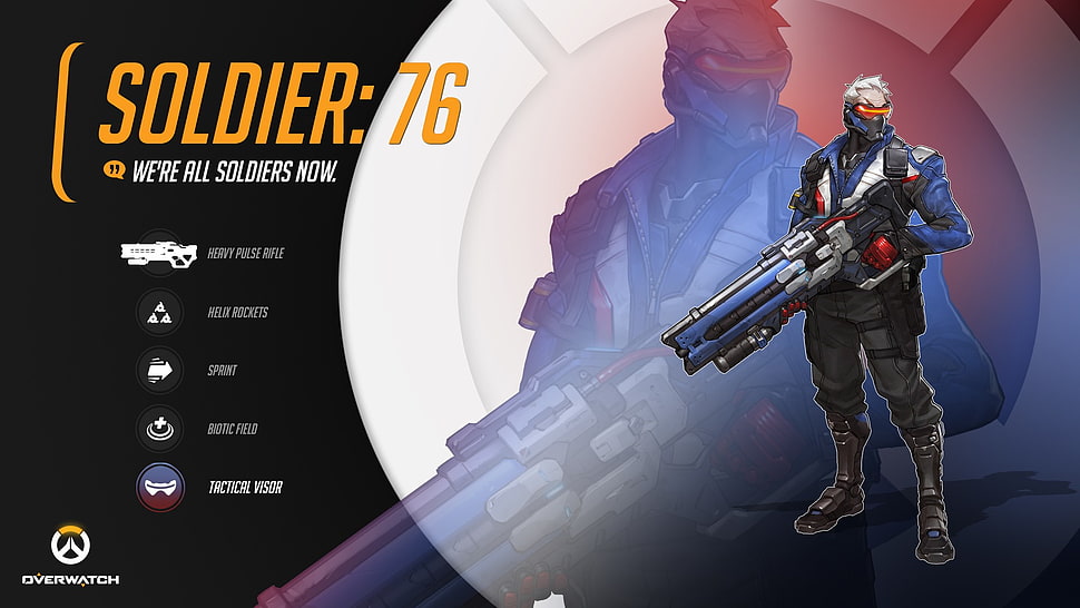 computer game showing Soldier: 76 HD wallpaper
