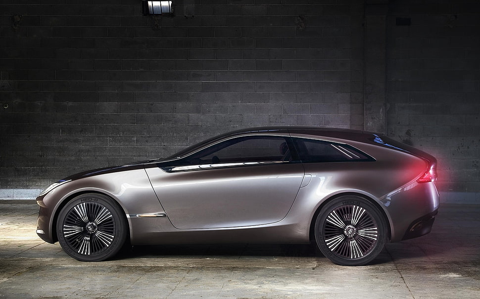 gray 5-door hatchback, car HD wallpaper