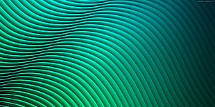 green 3D wall paper