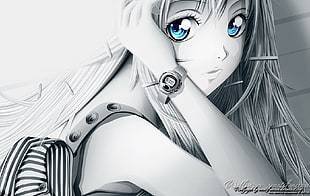 anime girl with backpack digital wallpaper, anime, anime girls HD wallpaper
