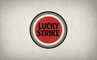 Lucky Strike text HD wallpaper