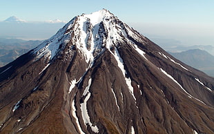 Volcano,  Kamchatka,  Snow,  Slopes HD wallpaper
