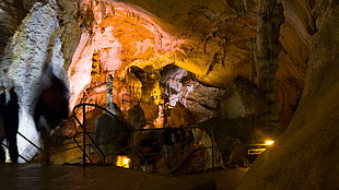 interior design of the cave HD wallpaper