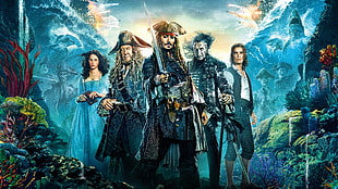 Pirates of Carribean digital wallpaper HD wallpaper