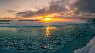 body of water, landscape HD wallpaper
