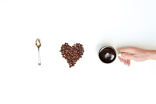 love, beans, caffeine, coffee HD wallpaper