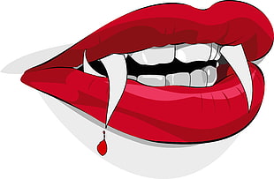 red lips HD wallpaper