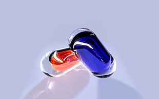 red and blue pills HD wallpaper