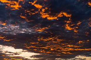 gray clouds, Clouds, Sky, Overcast HD wallpaper
