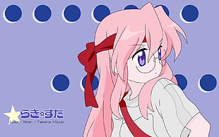 Lucky Star Character pink haired