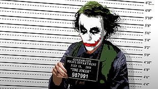 The Joker mugshot wallpaper, Joker