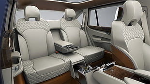 gray vehicle seats, Bentley XP9, Bentley, car, car interior
