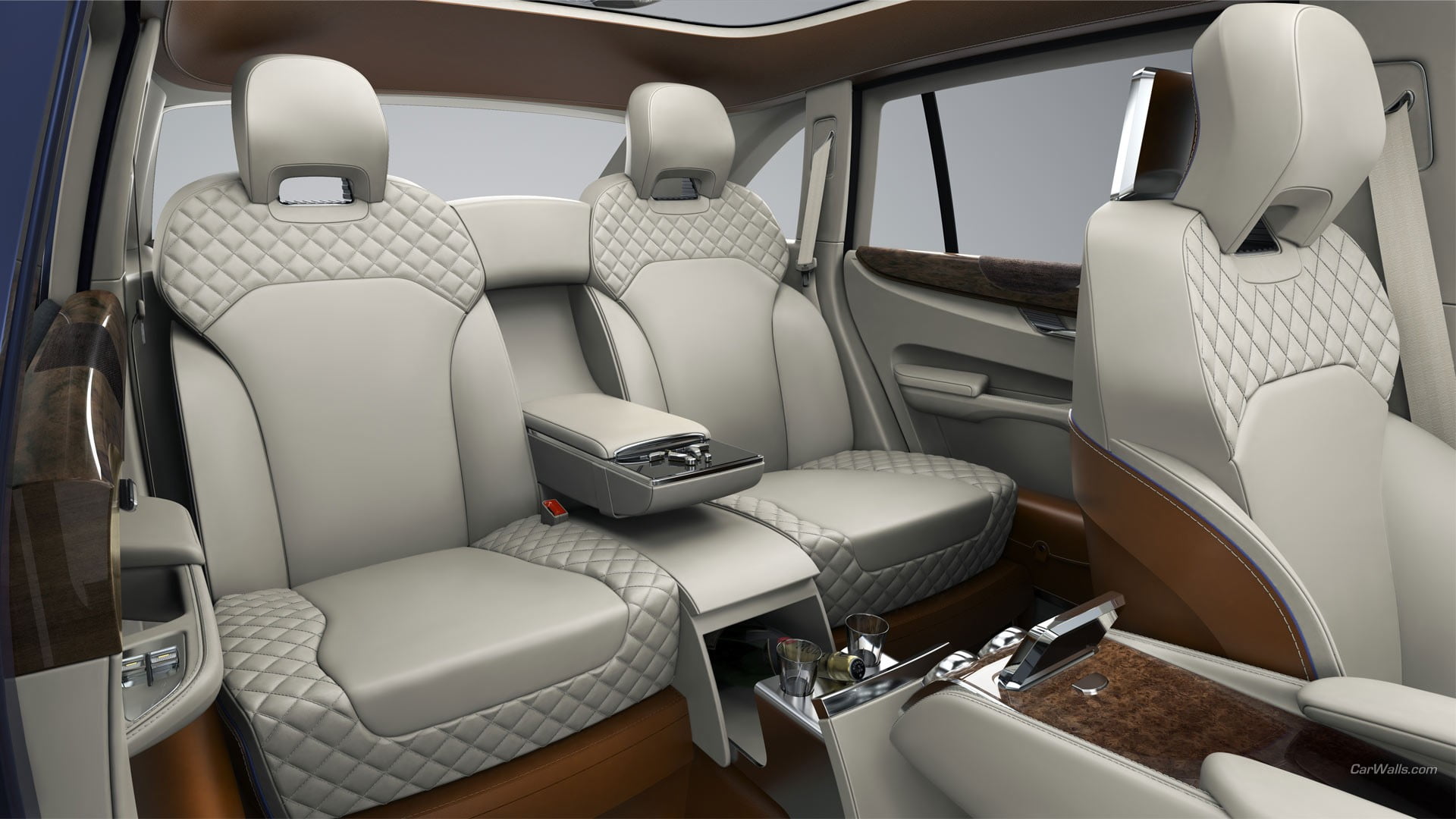 gray vehicle seats, Bentley XP9, Bentley, car, car interior