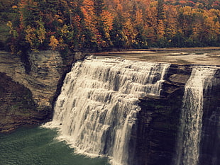 waterfalls, Waterfall, Precipice, Water