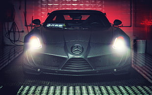 gray Mercedes-Benz car, Mansory, Mercedes-Benz SLS AMG, C63 AMG, car HD wallpaper