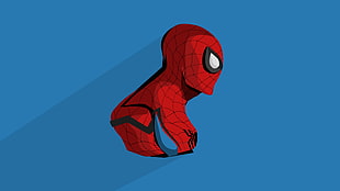Spider-Man, Marvel Comics, Minimal, 4K