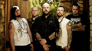 five male band members