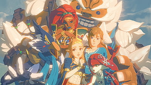 Anime Character wallpaper, botw, The Legend of Zelda: Breath of the Wild, The Champions' Ballad, Mipha HD wallpaper