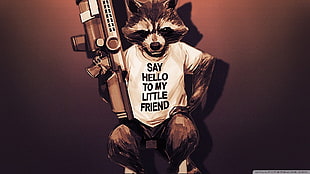 Rocket Raccoon from Guard of the Galaxy poster