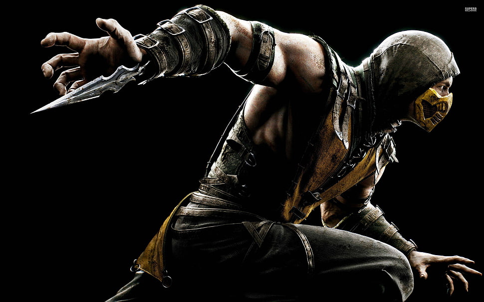 Scorpio from Mortal Kombat HD wallpaper