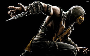 Scorpio from Mortal Kombat HD wallpaper