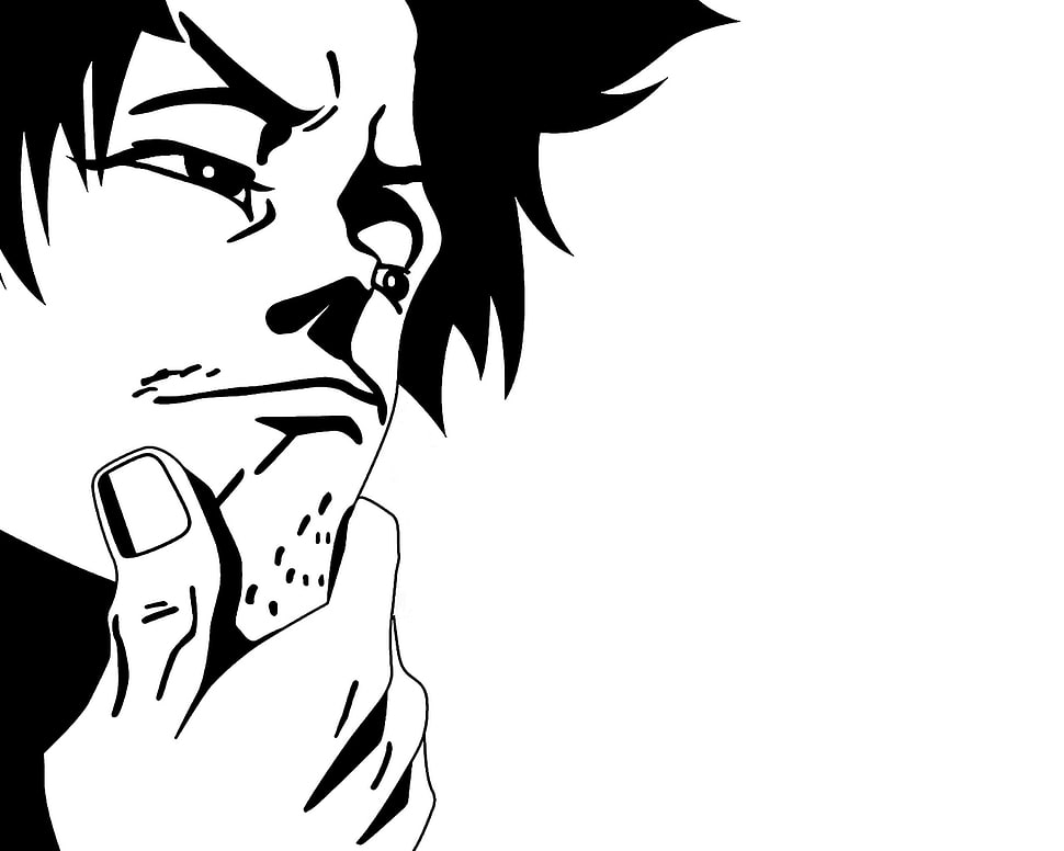 sketch of man, Samurai Champloo, Mugen HD wallpaper