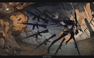 Persona 5 poster, Mahou Shoujo Madoka Magica, Akemi Homura HD wallpaper