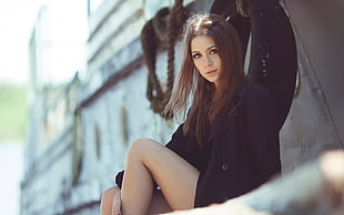 Ksenia Kokoreva, women, women outdoors, auburn hair HD wallpaper