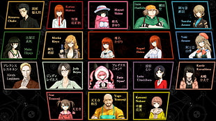 assorted DVD movie cases screenshot, Steins;Gate 0, Makise Kurisu, Katsumi Nakase, Okabe Rintarou HD wallpaper