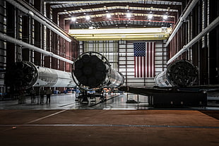 three gray jet turbines, SpaceX, rocket, Falcon 9