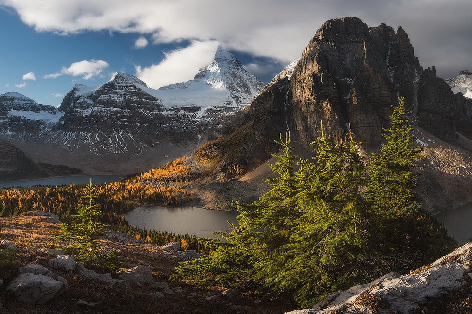 brown mountain, landscape HD wallpaper