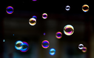 several bubble lot, bubbles
