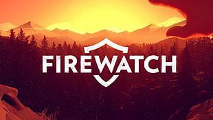 white Firewatch logo, Firewatch, video games