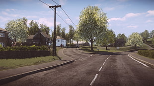 black and white basketball hoop, Everybody's Gone to the Rapture, in-game, CryEngine , street HD wallpaper