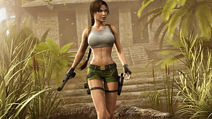 game character application screenshot, women, Tomb Raider, Lara Croft