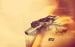 RSI digital wallpaper, Star Citizen, F-8 Hornet