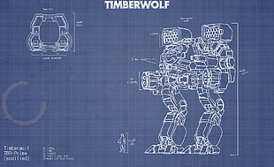 Timberwolf game cover, MechWarrior, Madcat, Timberwolf HD wallpaper
