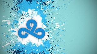 blue twisted logo, Cloud9, e-sports HD wallpaper