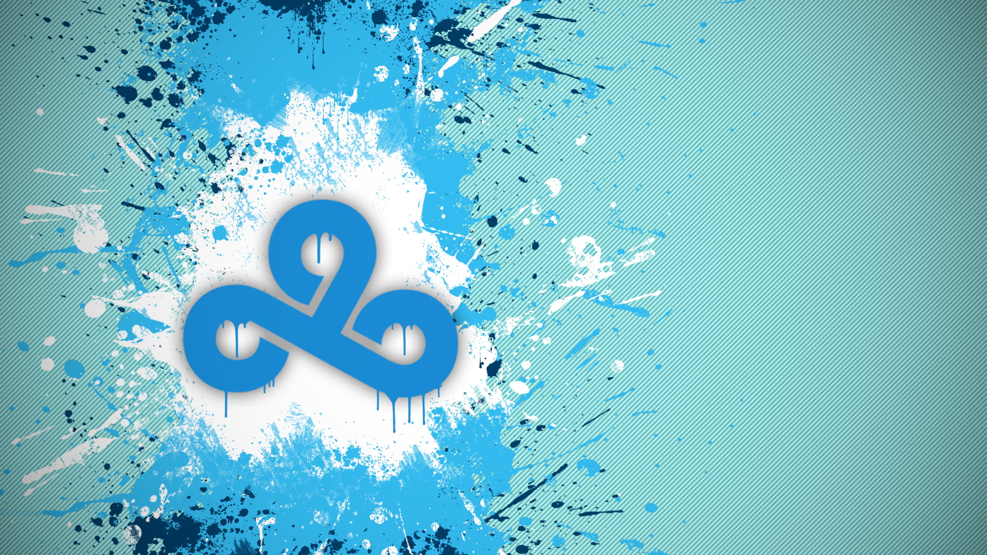 Blue Twisted Logo Cloud9 E Sports Hd Wallpaper Wallpaper Flare