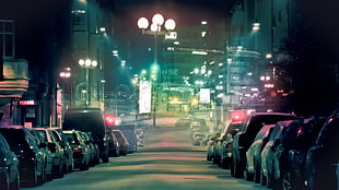 car lot, cityscape, car, street