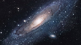 Milk Way Galaxy wallpaper, galaxy, NASA, space, Andromeda HD wallpaper