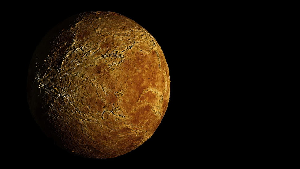 closeup photo of planet HD wallpaper