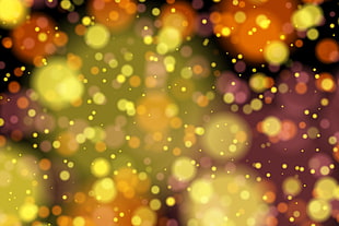 orange, yellow, and red spotted lights photo