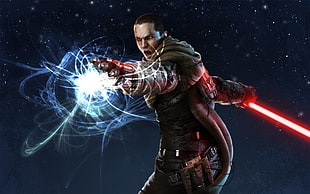 male character wallpaper, video games, Star Wars: The Force Unleashed, starkiller