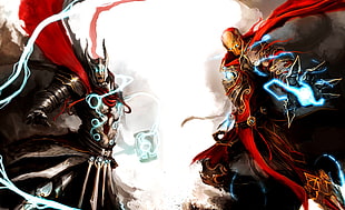 armored man game character, Thor, Iron Man, Image Comics, artwork