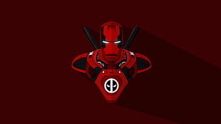 Marvel Deadpool digital wallpaper -
